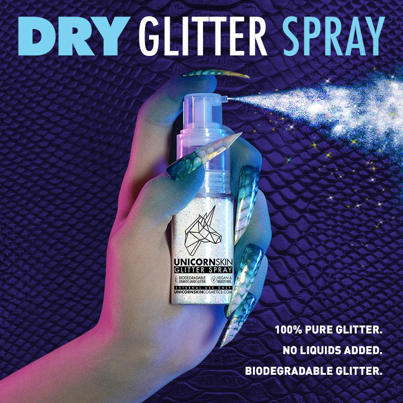 skjorte ingeniørarbejde Dovenskab Dry Biodegradable Glitter | Unicorn Skin Cosmetics